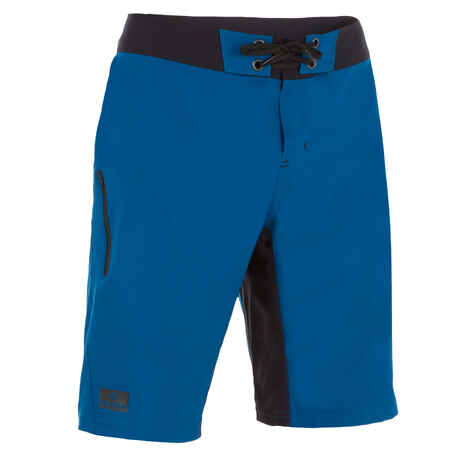 500 long surfing boardshorts plain blue