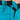 Quần short lướt ván 500 - Ngọc lam pixel