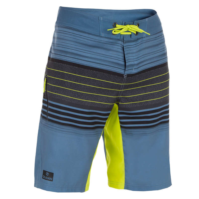 OLAIAN 500 long surfing boardshorts Best grey Decathlon
