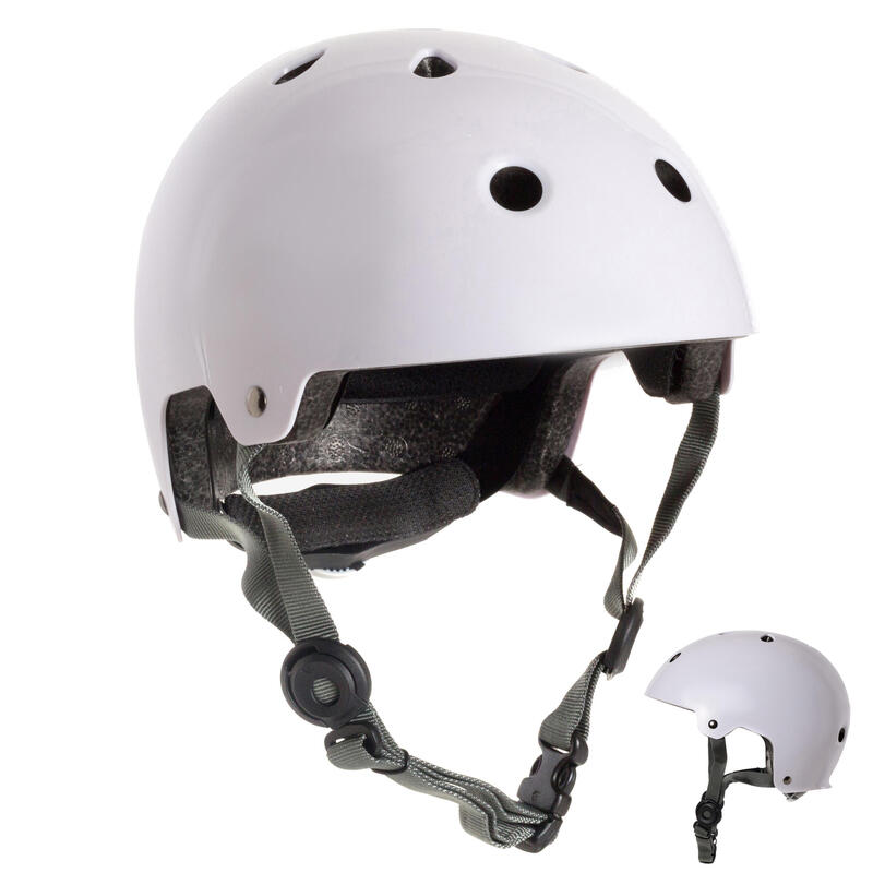 Casque patins à roulettes, planche à roulettes, trottinette, PLAY 5 blanc Casque patins à roulettes, planche à roulettes, trottinette, PLAY 5 blanc