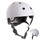 Шлем для велосипеда, роликов, скейтборда для взрослых бело-черный H PLAY 5 Oxelo