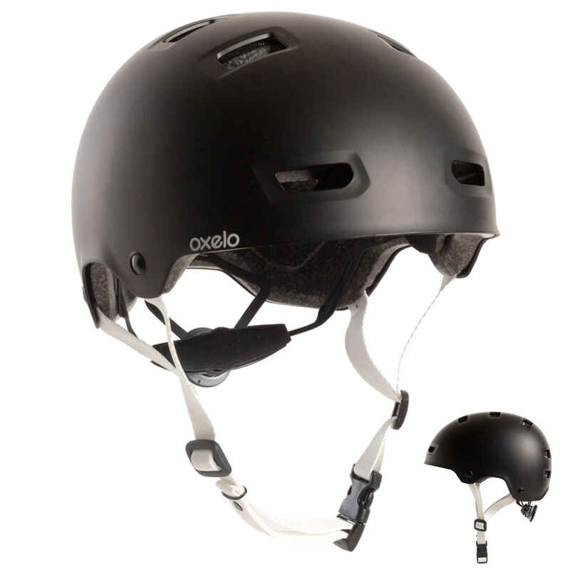 MF500 Inline Skating Skateboarding Scootering Helmet - Black