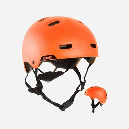 Skating Skateboarding Scootering Helmet MF540 - Neon Orange