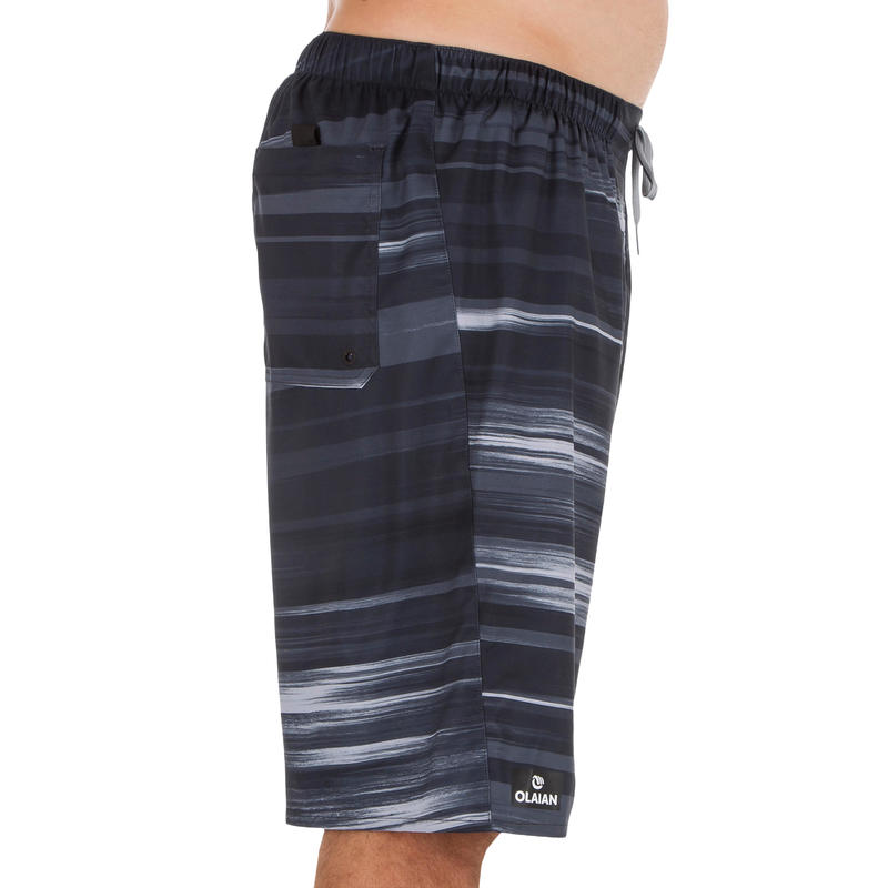 100 Long Surfing Boardshorts Cloud Black 100 Long Surfing Boardshorts Cloud Black