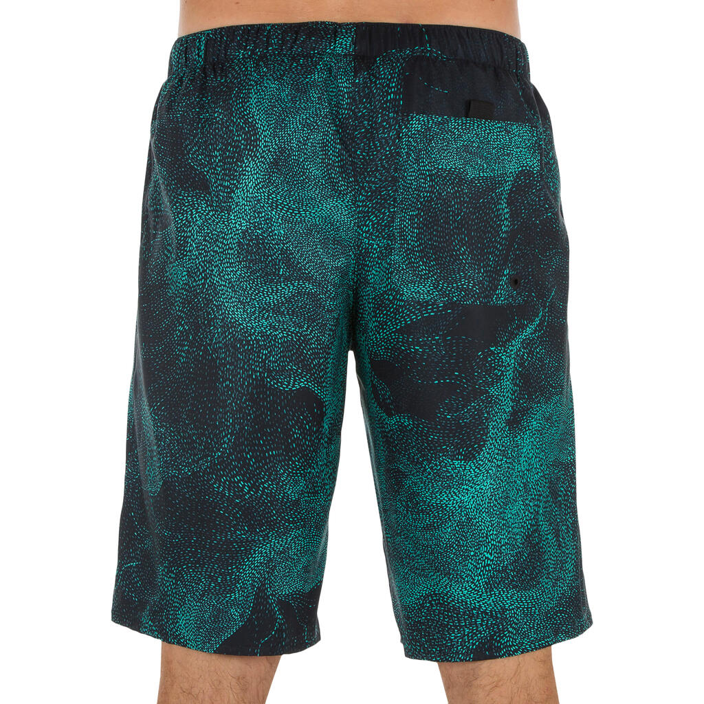 Boardshorts lang Surfen 100 Kokoline blau