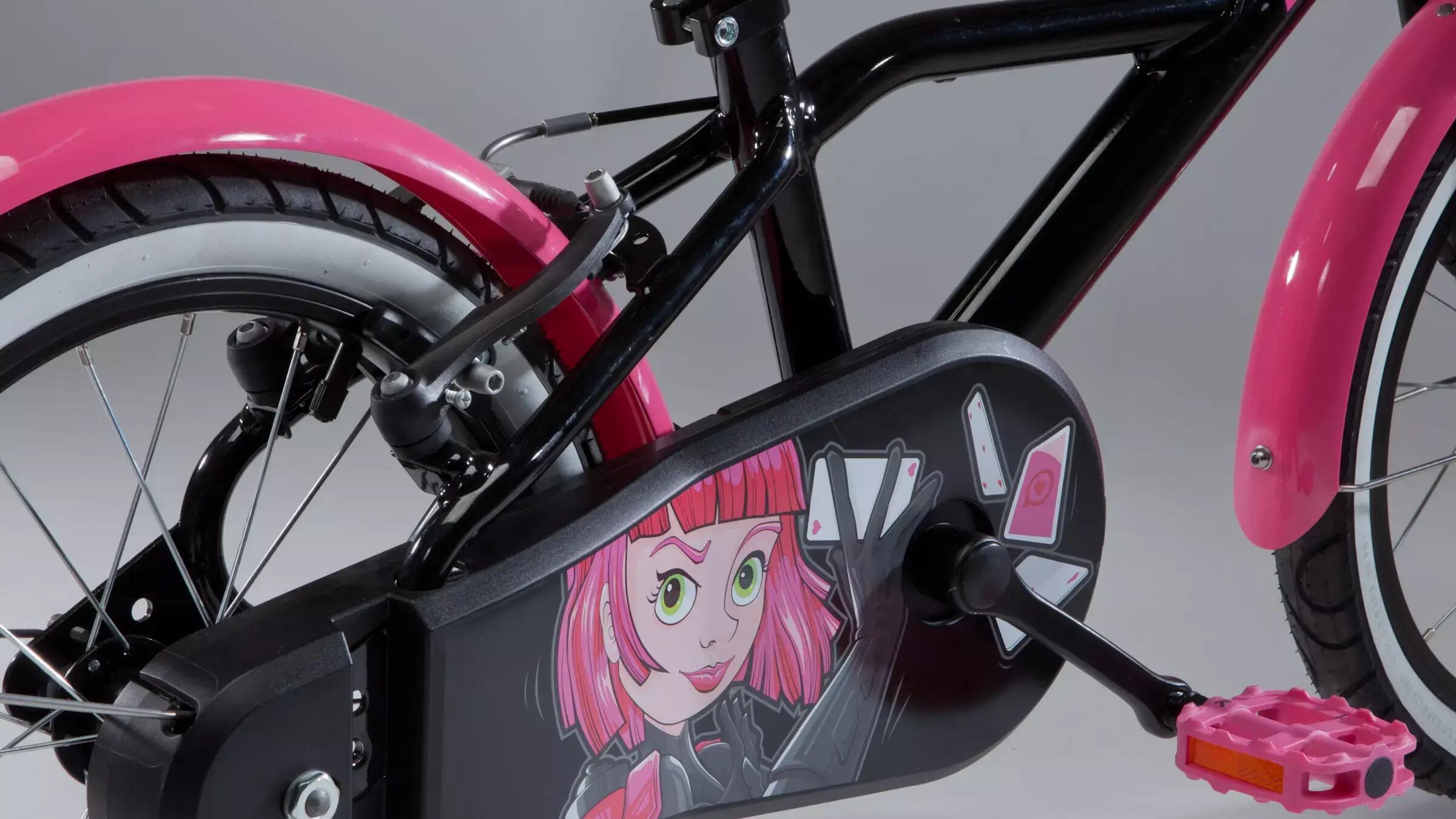 KINDERFAHRRAD – B'TWIN KIDS – 16 ZOLL 500 SPY HERO GIRL