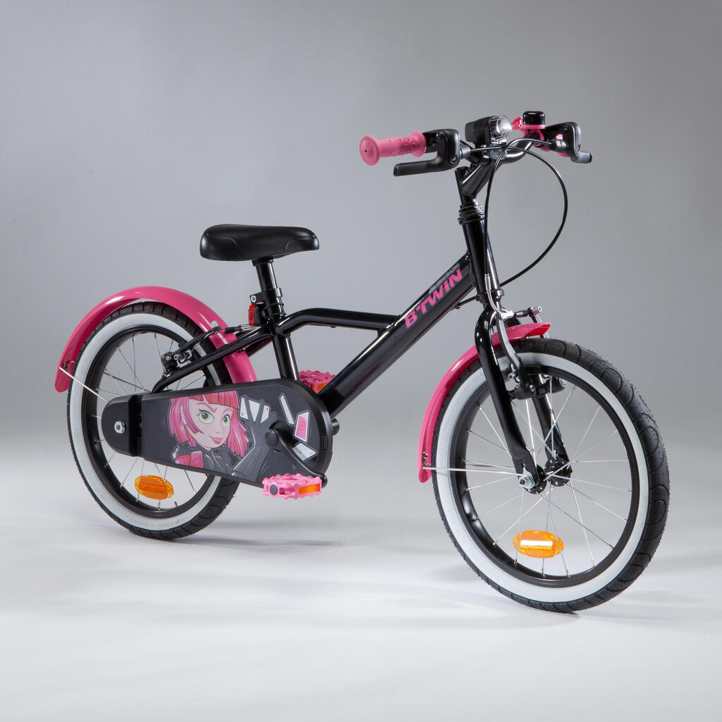Detský 16-palcový bicykel 500 Spy Hero Girl na 4,5-6 rokov
