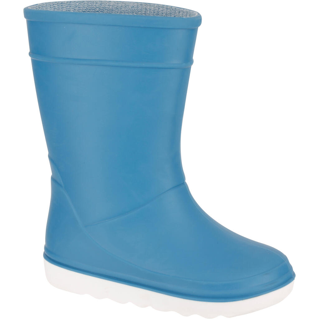 Kids’ Sailing Rain Boots 100 - Light Blue