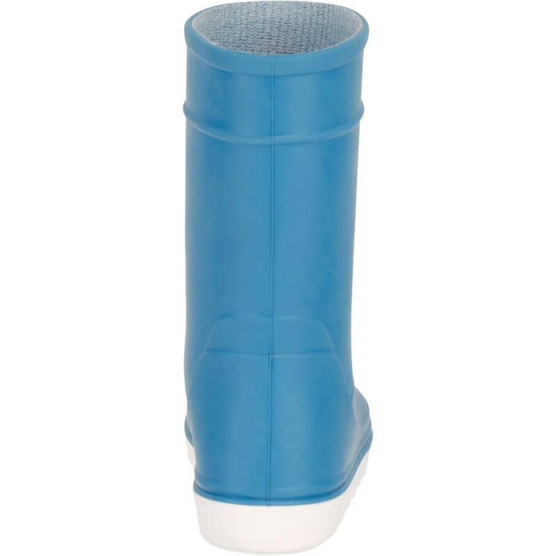 Botas de agua Niños katiuskas impermeables media caña Tribord azul