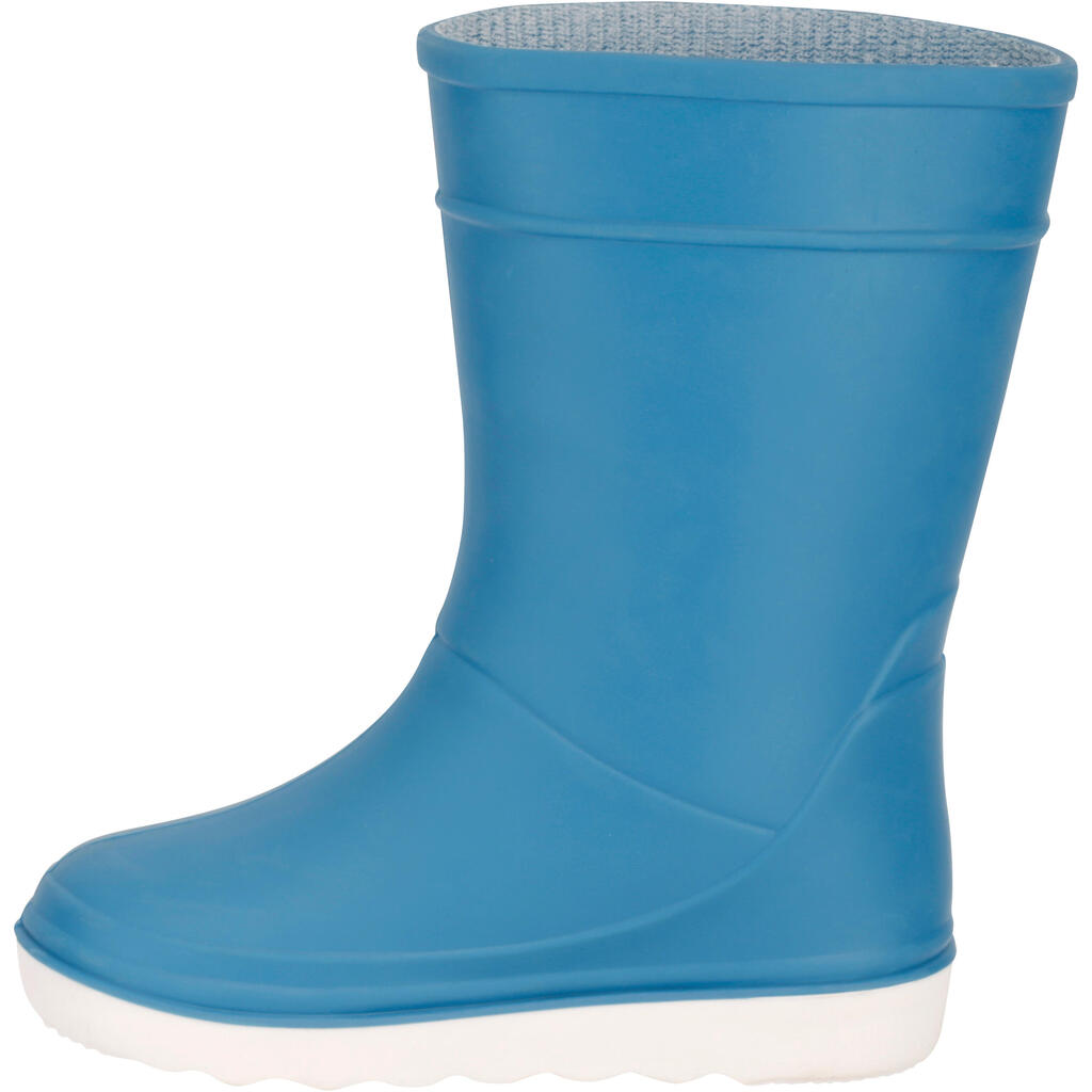 Kids’ Sailing Rain Boots 100 - Light Blue