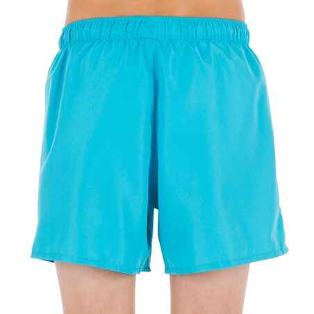 Hendaia boys' short boardshorts - Prems Turquoise