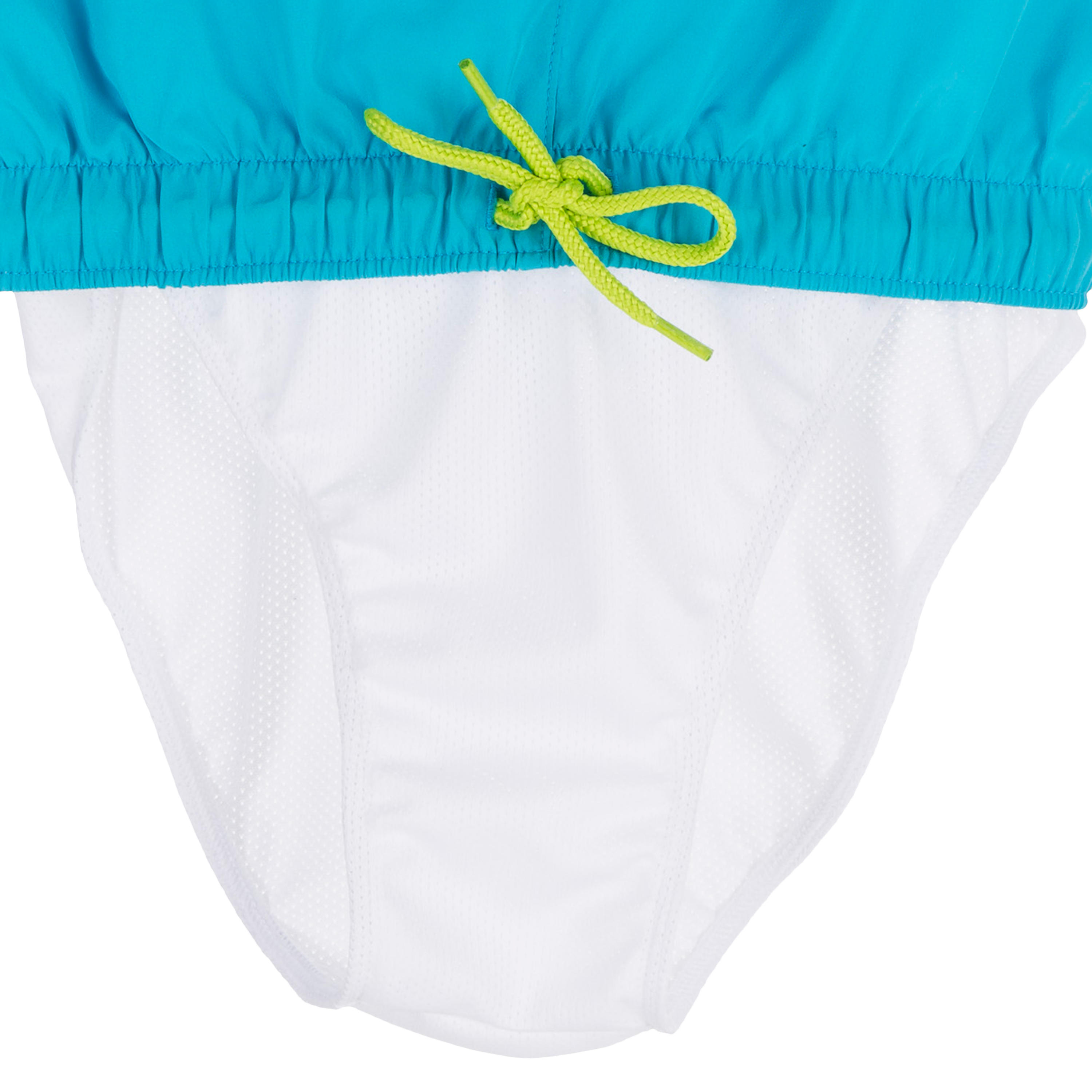 

Hendaia boys' short boardshorts - Prems Turquoise, Blue