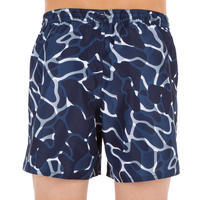 Surf Boardshort court 100 Tween Camo Black