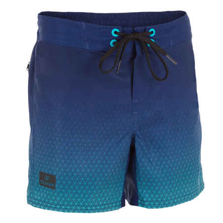 500 short Tween surfing boardshorts Weft blue - Decathlon