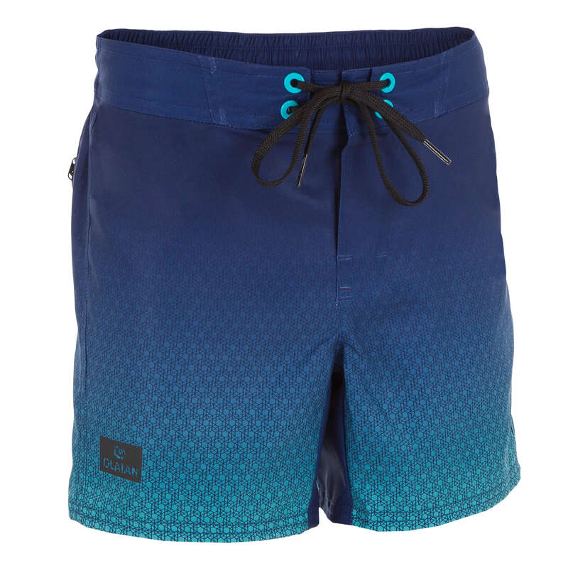 BOY'S BOARDSHORTS - 500 BBS TWEEN Weft blue OLAIAN