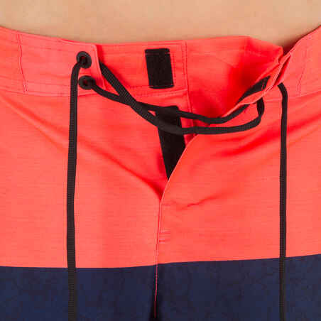 500 Long Tween surfing boardshorts Heather red