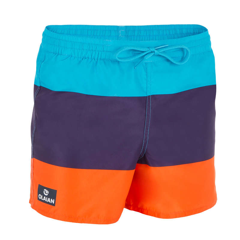 OLAIAN 100 kid’s short surfing boardshorts Block orange...