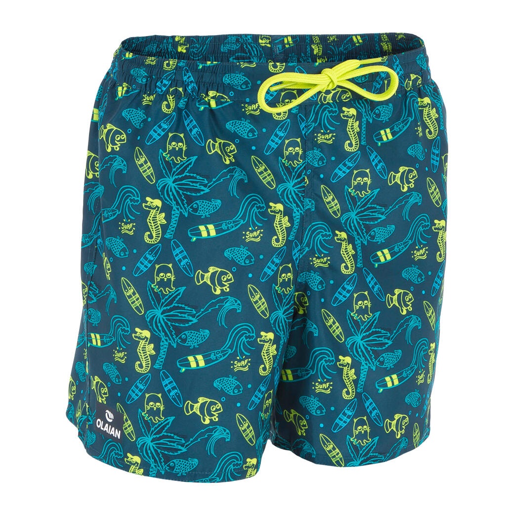 Kids' Surfing Short Boardshorts 100