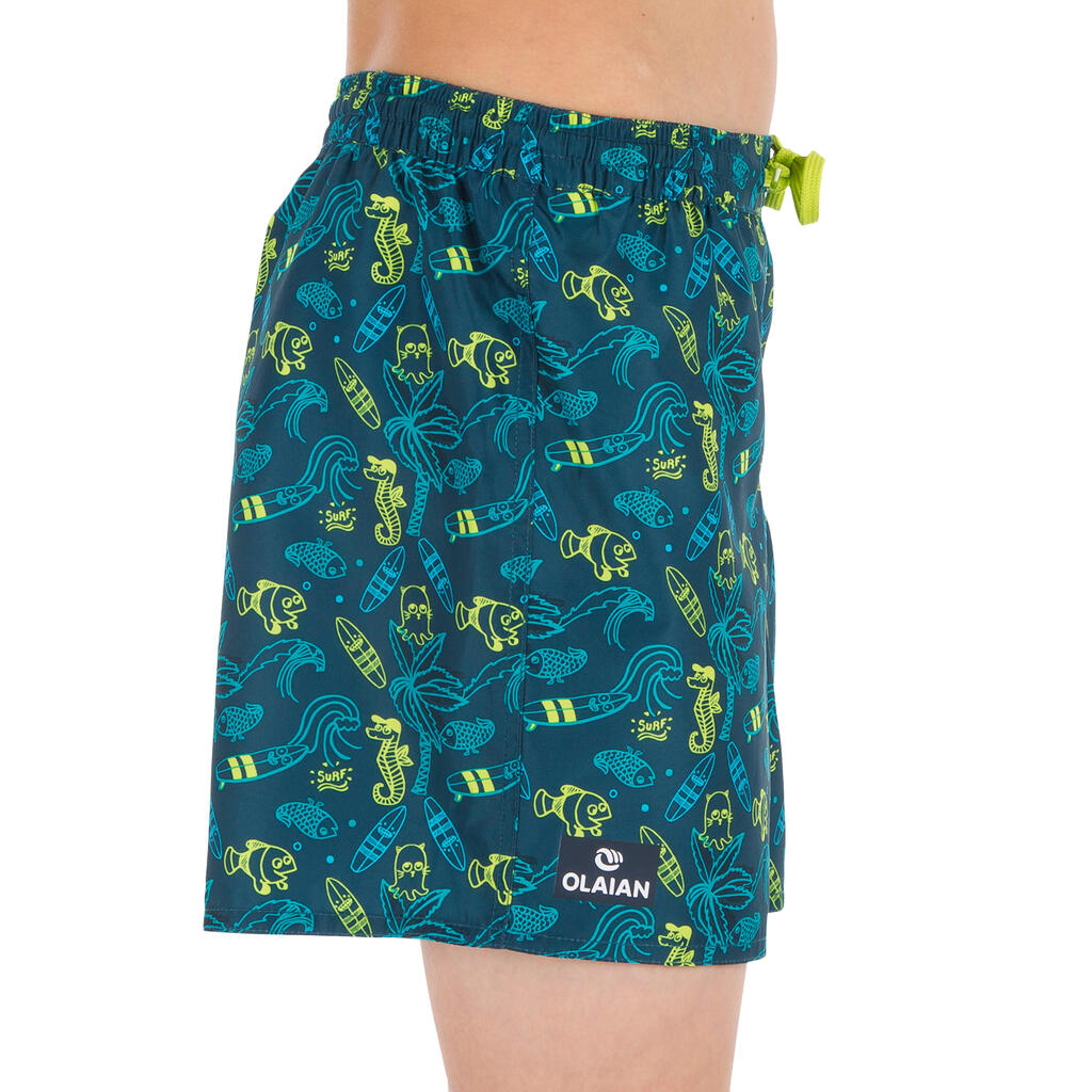 Kids' Surfing Short Boardshorts 100