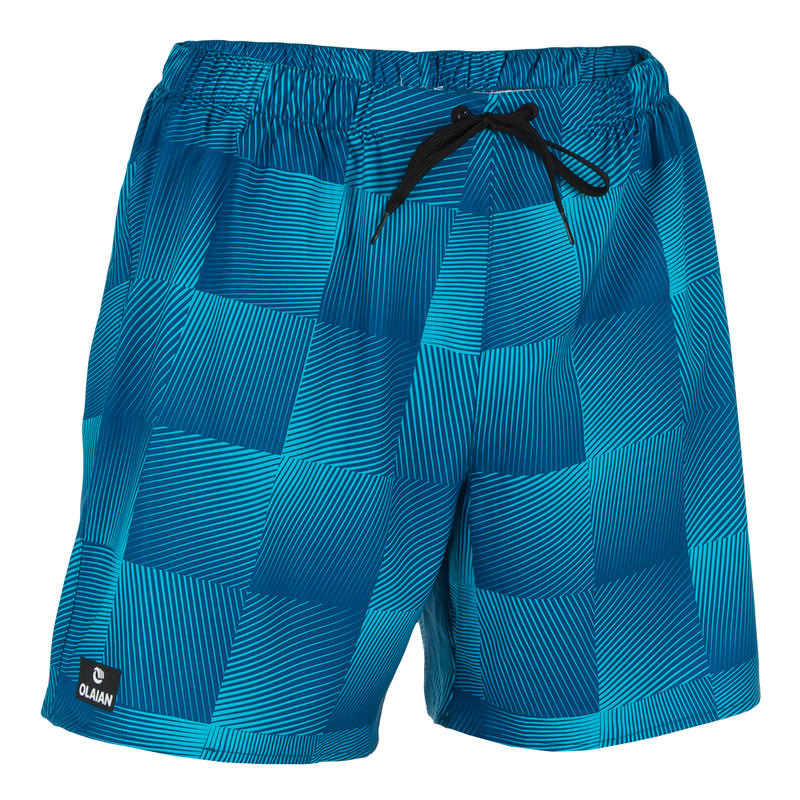 100 short surfing boardshorts Square blue