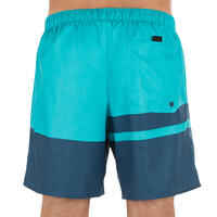 100 short surfing boardshorts Blue stripes