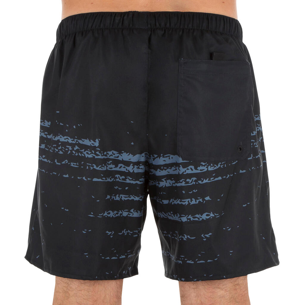 100 short surfing boardshorts Black waves