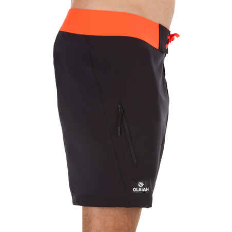 500 Short Surfing Boardshorts - Plain Black