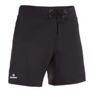 Bermuda de surf boardshort corto 500 Uni Full negro