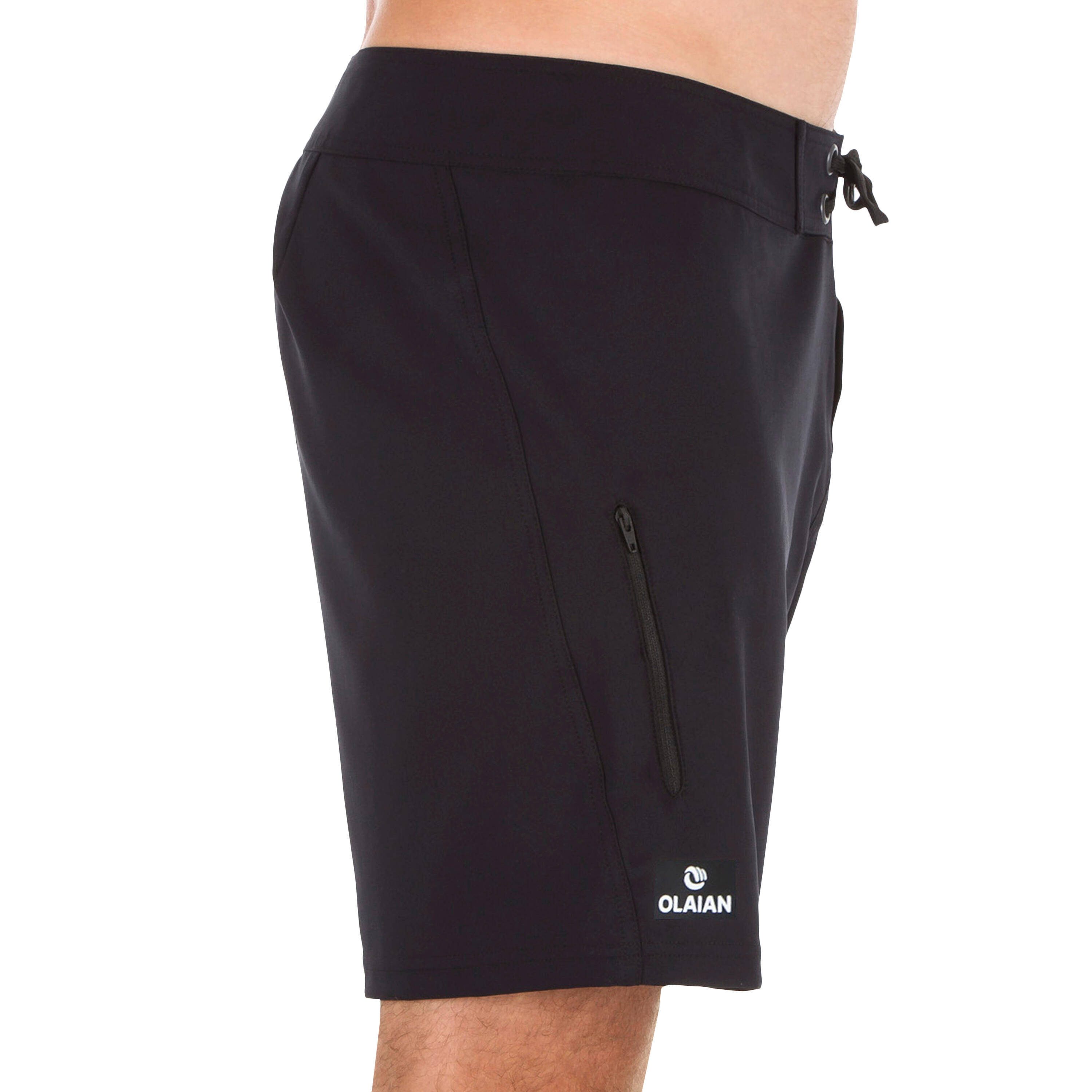 Men Surfing Boardshorts 500 Short Full Black -  2