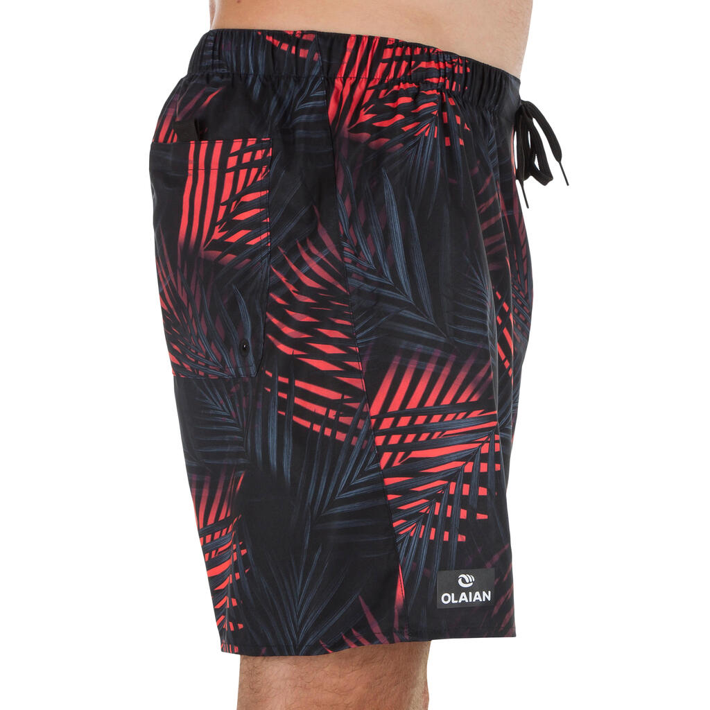 Surfing Short Boardshorts 100 - Blockoi Turquoise