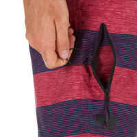 500 מכנסי גלישה קצרי עם קווים אדומים