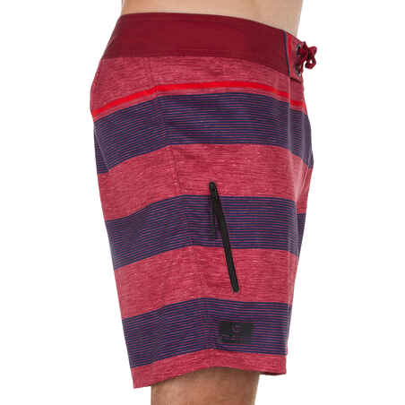 500 short surfing boardshorts Red lines