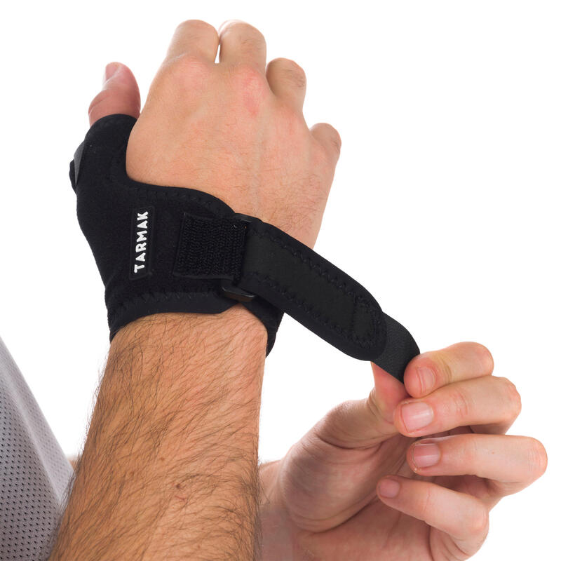 Maintien du pouce gauche/droite pour homme/femme STRONG 700 noir TARMAK