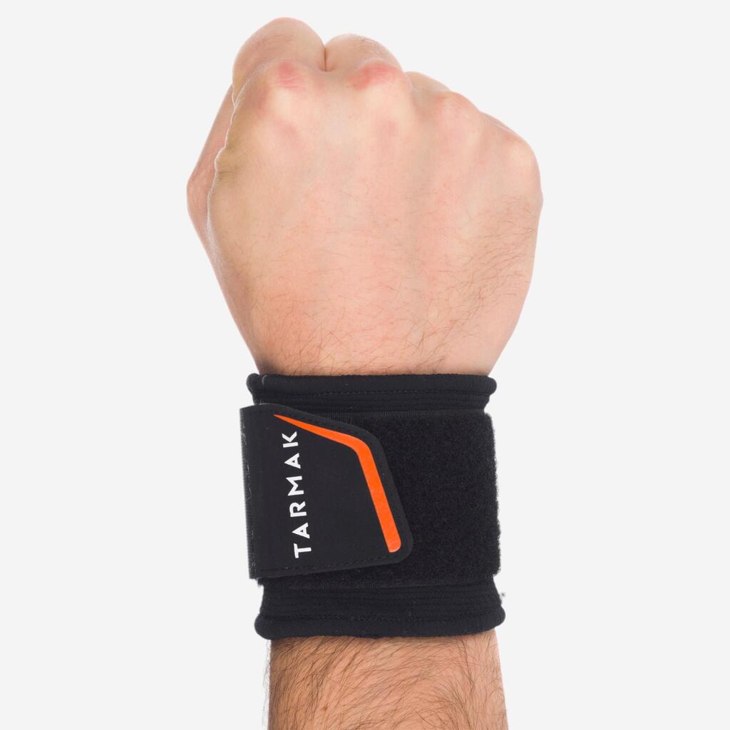 Mid 300 adult supportive wrist strap - black