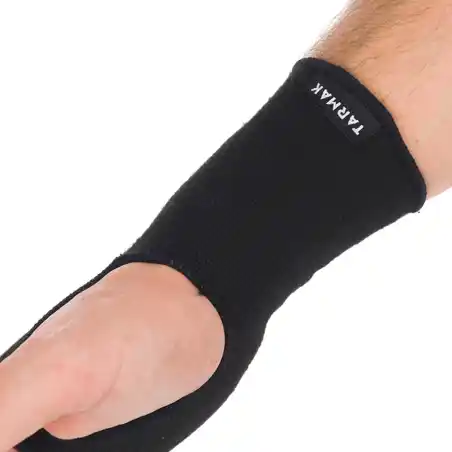 Men's/Women's Left/Right Compression Wrist Support Soft 100 - Black