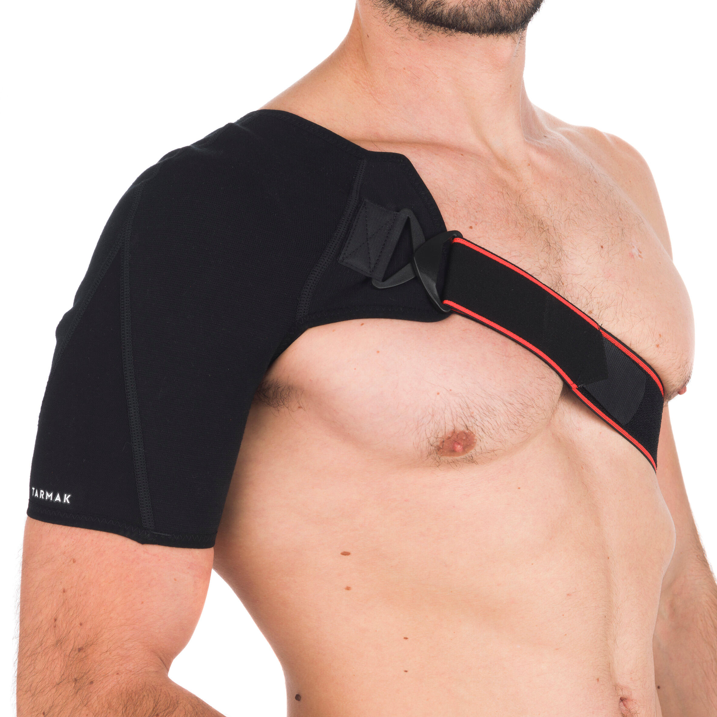 Protecție umăr MID 500 stânga/dreapta negru Adulți decathlon.ro  Sustinere musculara si articulara