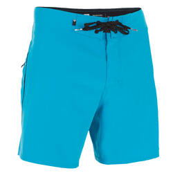 Costume mare uomo stretch azzurro corto