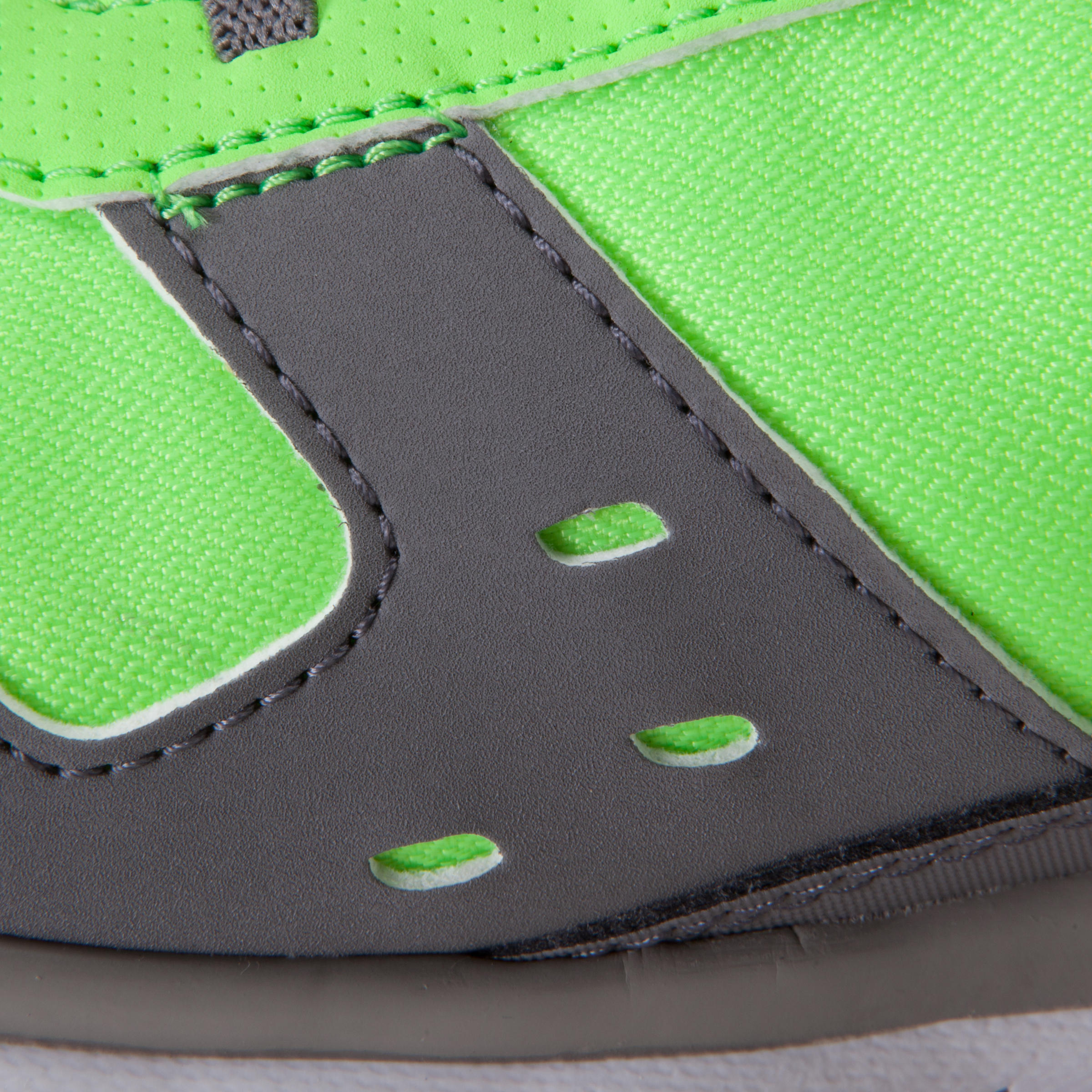 Actiréo children's walking and school sports shoes - bright green/grey 11/17