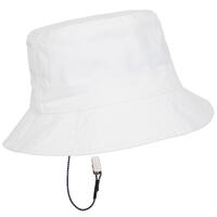 Adult Sailing Cotton Sun Hat - White
