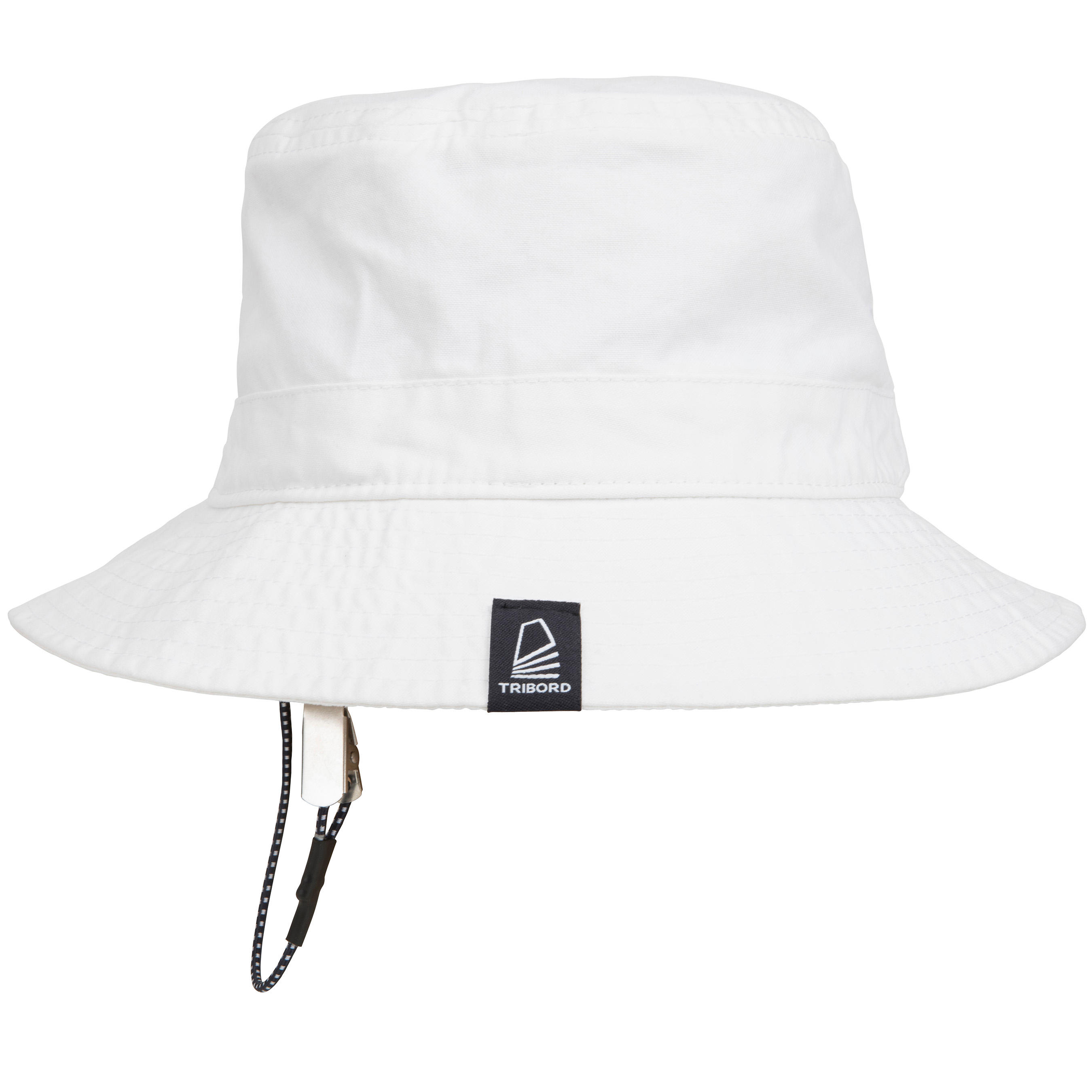 white cotton hat