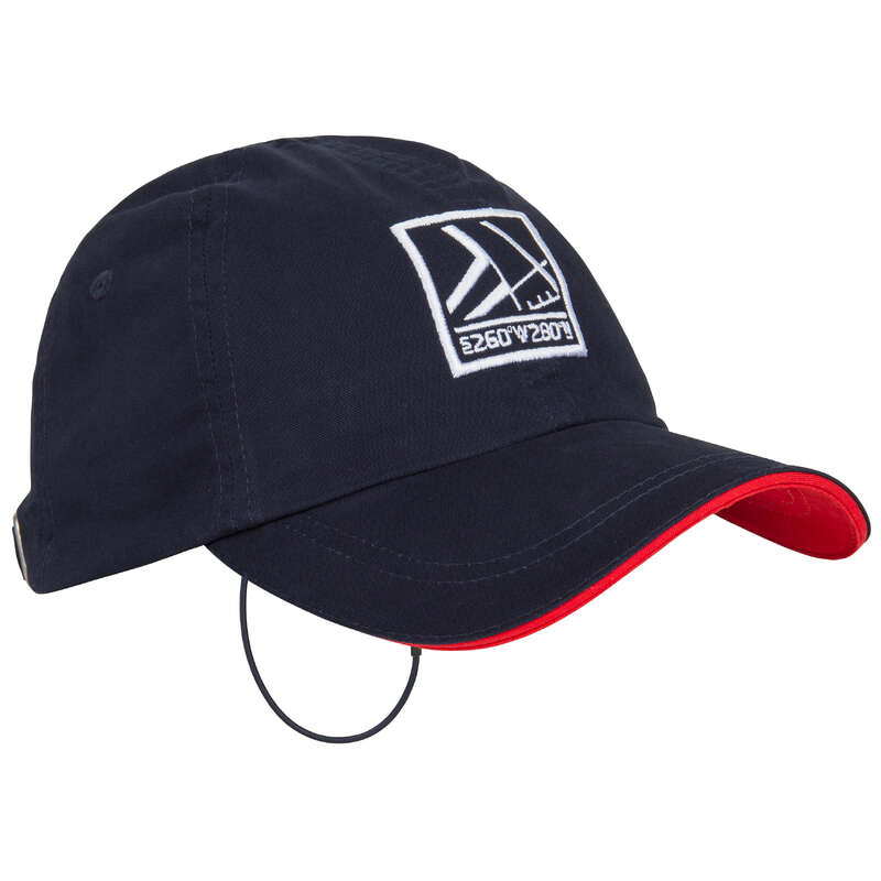 TRIBORD Cotton Adult Sailing Cap Navy Blue Decathlon