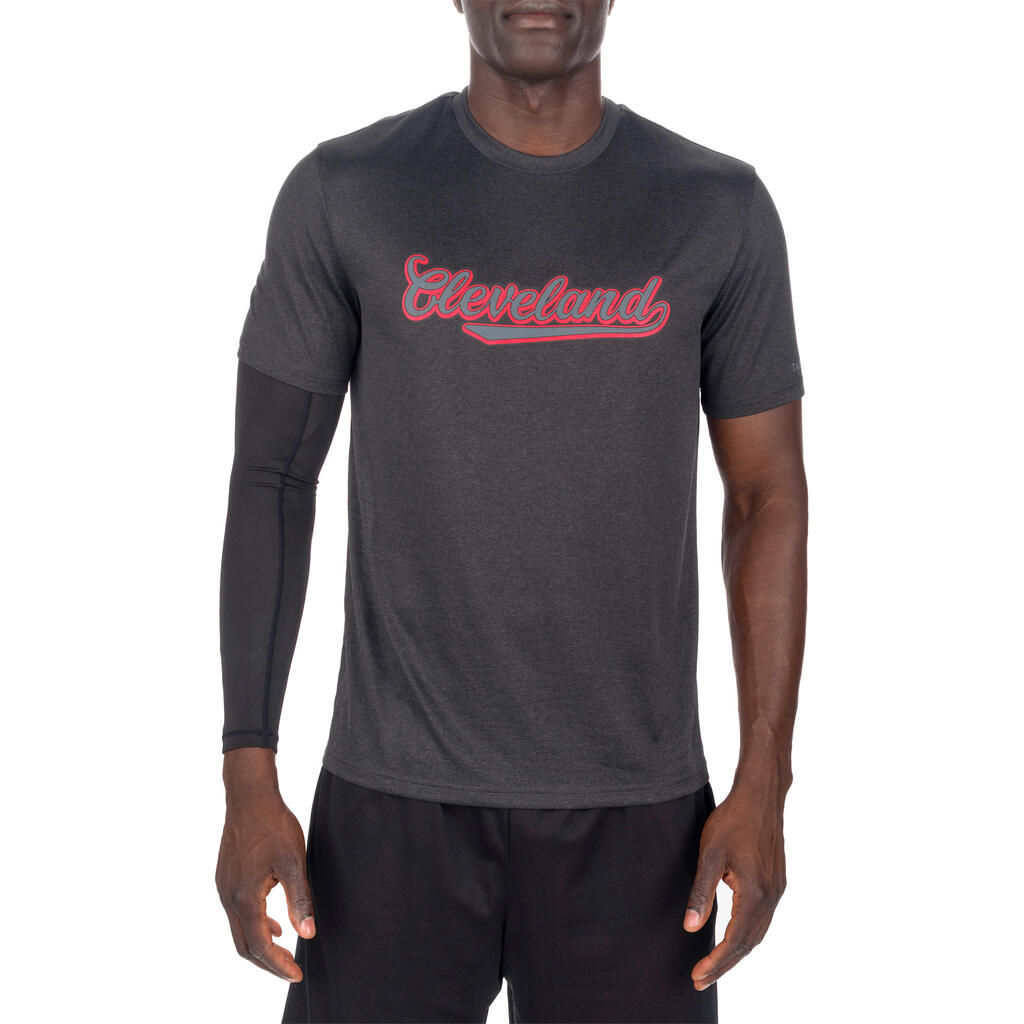 Damen/Herren Basketball T-Shirt - TS500 Fast schwarz