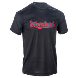 TEE SHIRT DE BASKETBALL HOMME DEBUTANT/ CONFIRME FAST TARMAK CLEVELAND NOIR