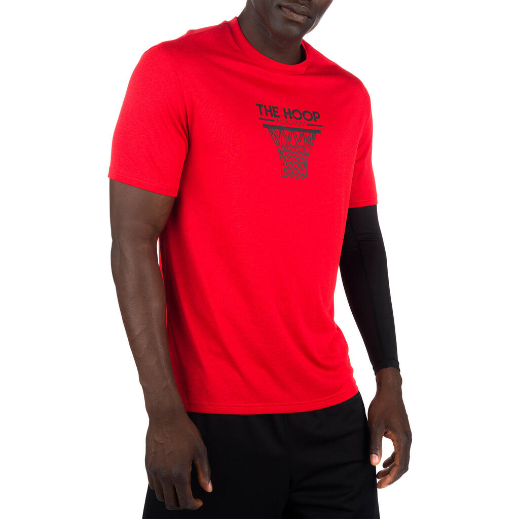 Damen/Herren Basketball T-Shirt - TS500 Fast schwarz