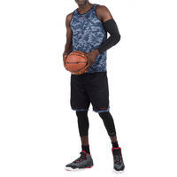 Reversible Basketball Tank Top - Camo Grey/Black