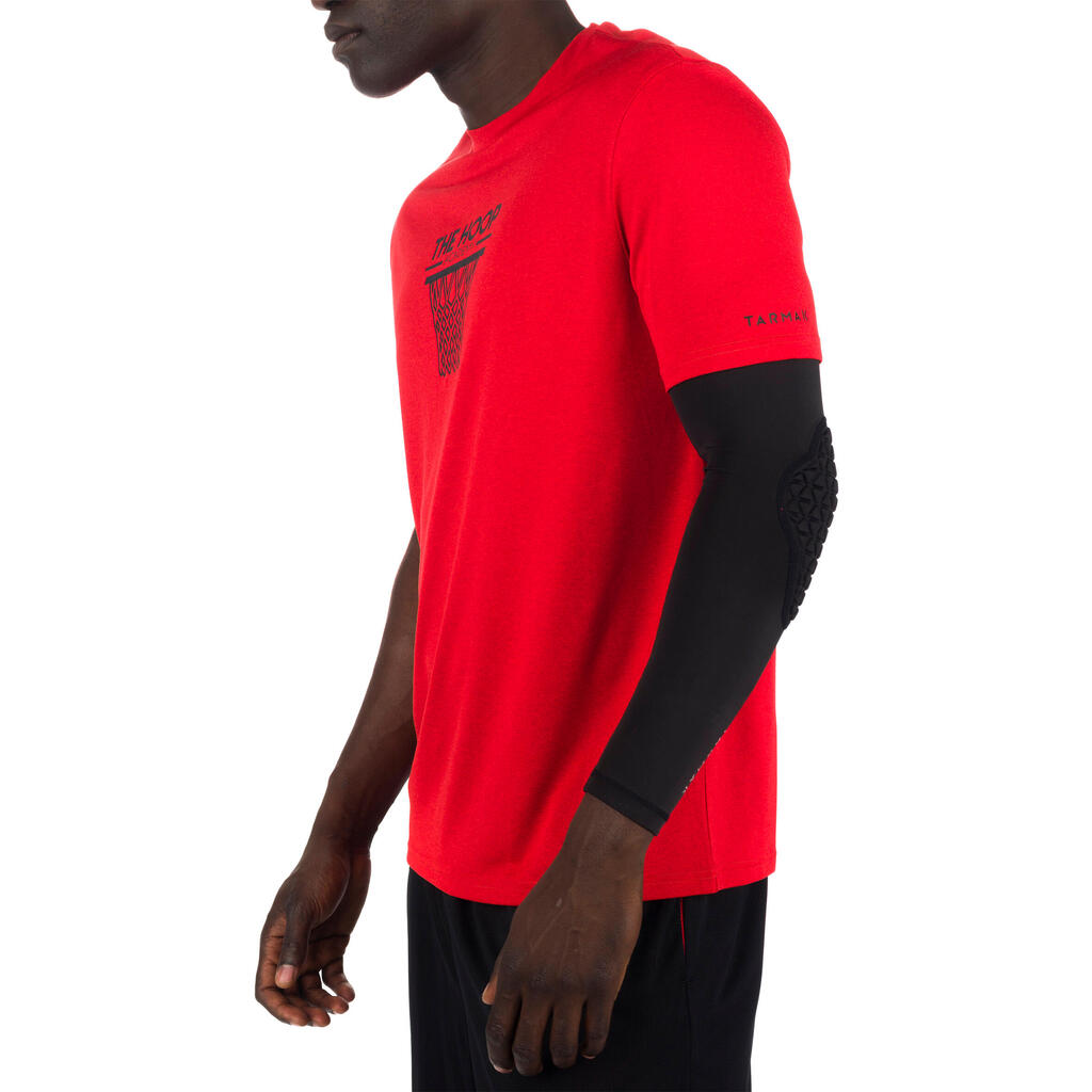 Damen/Herren Basketball T-Shirt - TS500 Fast schwarz