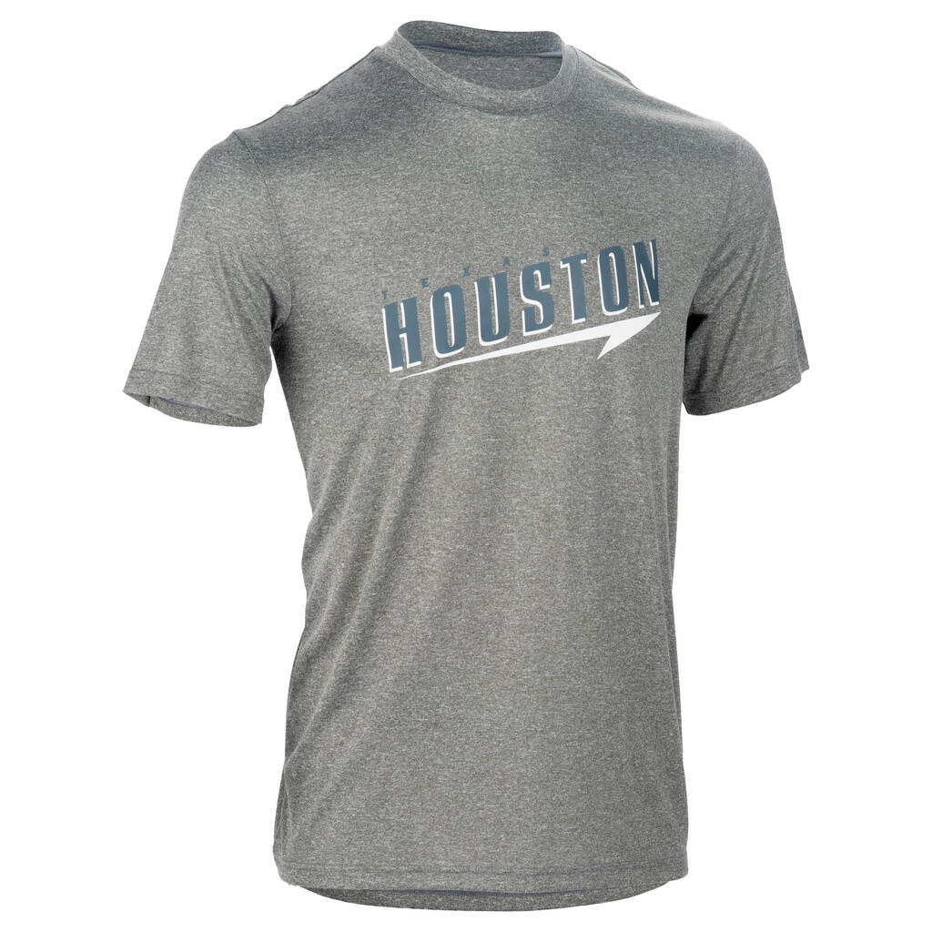 Basketballshirt Fast Houston Herren Fortgeschrittene grau