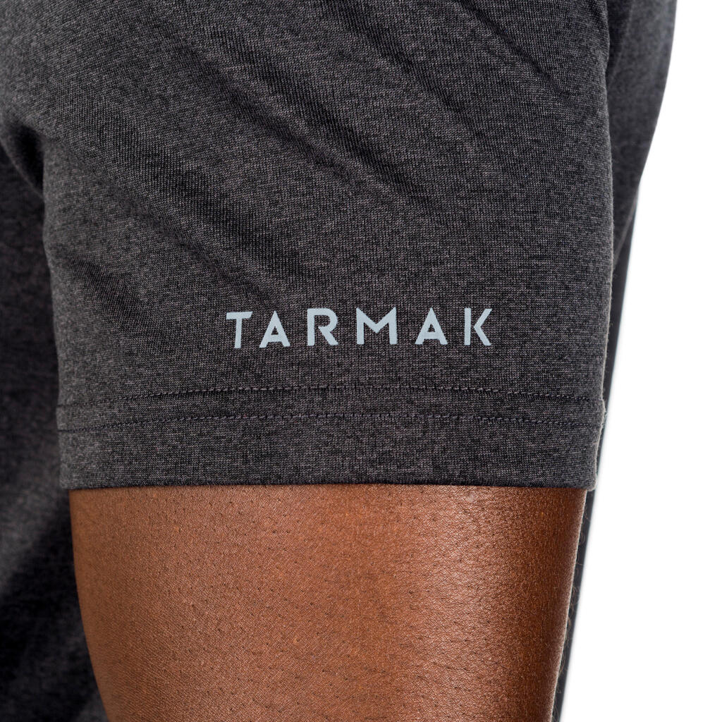 Damen/Herren Basketball T-Shirt - TS500 Fast schwarz