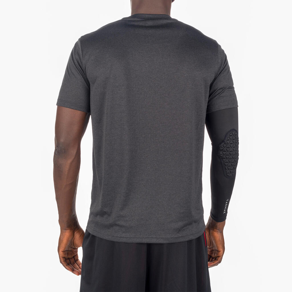 Damen/Herren Basketball T-Shirt - TS500 Fast schwarz