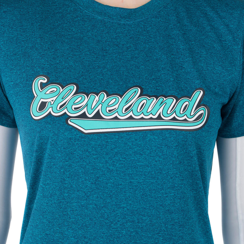 Dámske basketbalové tričko pre pokročilé hráčky Fast Cleveland modré
